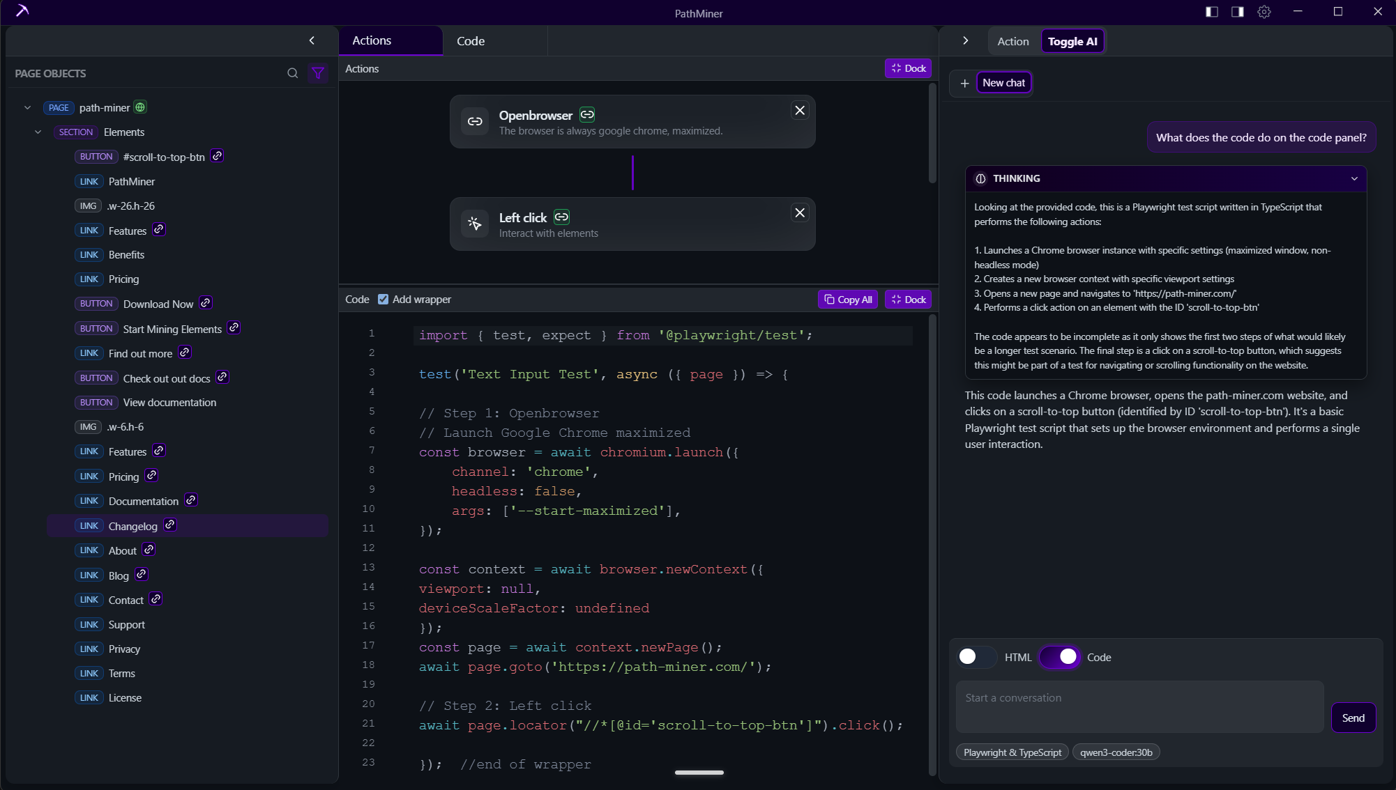 AI assistance view 1